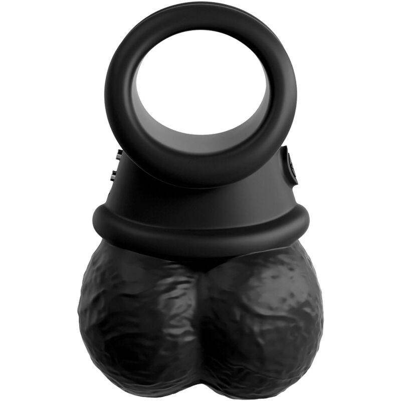 KING COCK - ELITE RING MIT HODENVIBIERENDEM SILIKON - Vanelion Paradise