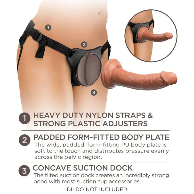 KING COCK - ELITE BEQUEMER VERSTELLBARER GURT - Vanelion Paradise