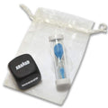 DIABLO PICANTE - SPIELTASCHE MIT SADO-WÜRFEL 3 MM x 3 MM + SANDUHR - Vanelion Paradise