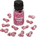 DIABLO PICANTE - SÜSSIGKEITEN-SEXY-GLAS MIT 12 GUMMIES MIT ERDBEER-KIRSCH-GESCHMACK - Vanelion Paradise