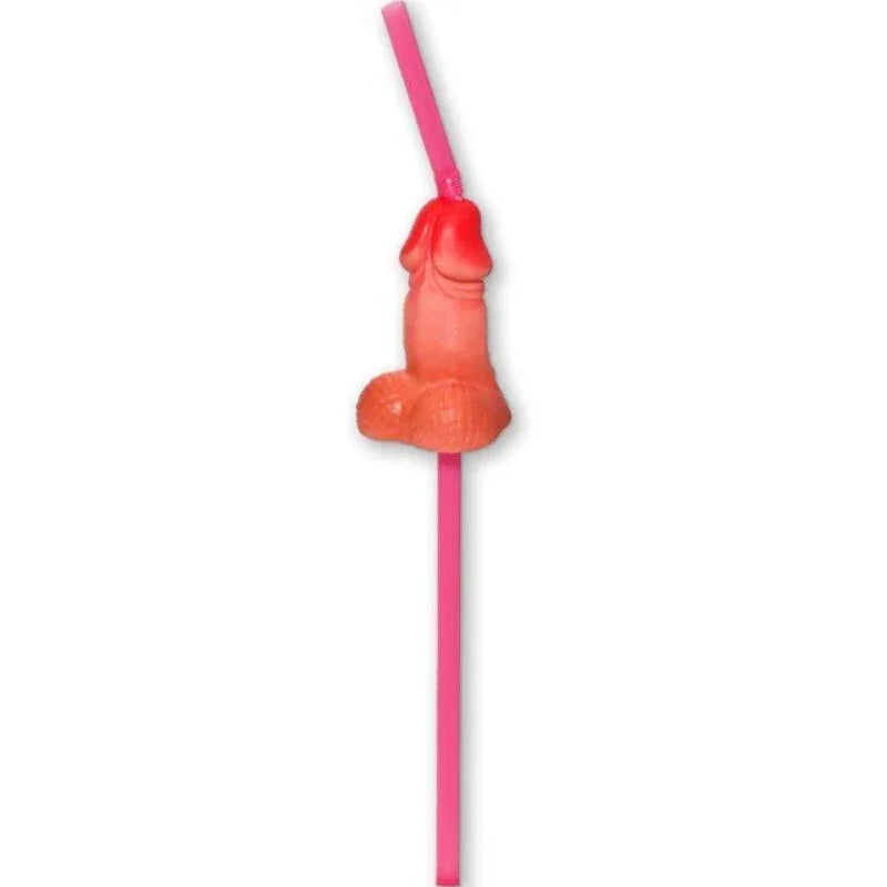 DIABLO PICANTE - BEUTEL MIT 5 NATÜRLICHEN GROßEN PENIS-STROHHALMEN - Vanelion Paradise