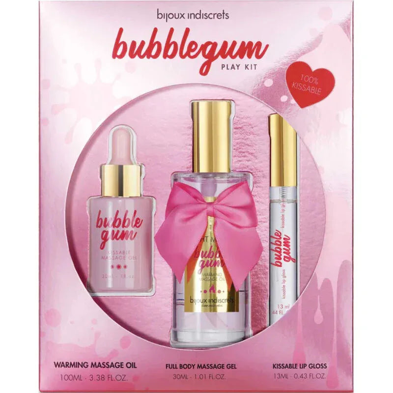 BIJOUX - INDISCRETS BUBBLEGUM-SPIELSET MIT ÖL GEL UND LIPGLOSS - Vanelion Paradise