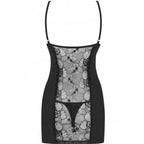 OBSESSIVE - HEARTINE CHEMISE & TANGA SCHWARZ S/M - Vanelion Paradise