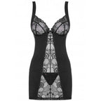 OBSESSIVE - HEARTINE CHEMISE & TANGA SCHWARZ S/M - Vanelion Paradise