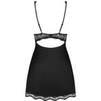 OBSESSIVE - BABYDOLL UND LUVAE THONG SCHWARZ XS/S - Vanelion Paradise