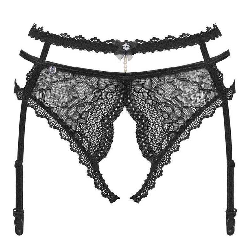 OBSESSIVE - PEARLOVE STRUMPFGÜRTEL SCHWARZ XS/S - Vanelion Paradise