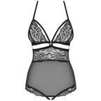 OBSESSIVE - TED-1 TEDDY ABIERTO NEGRO S/M - Vanelion Paradise