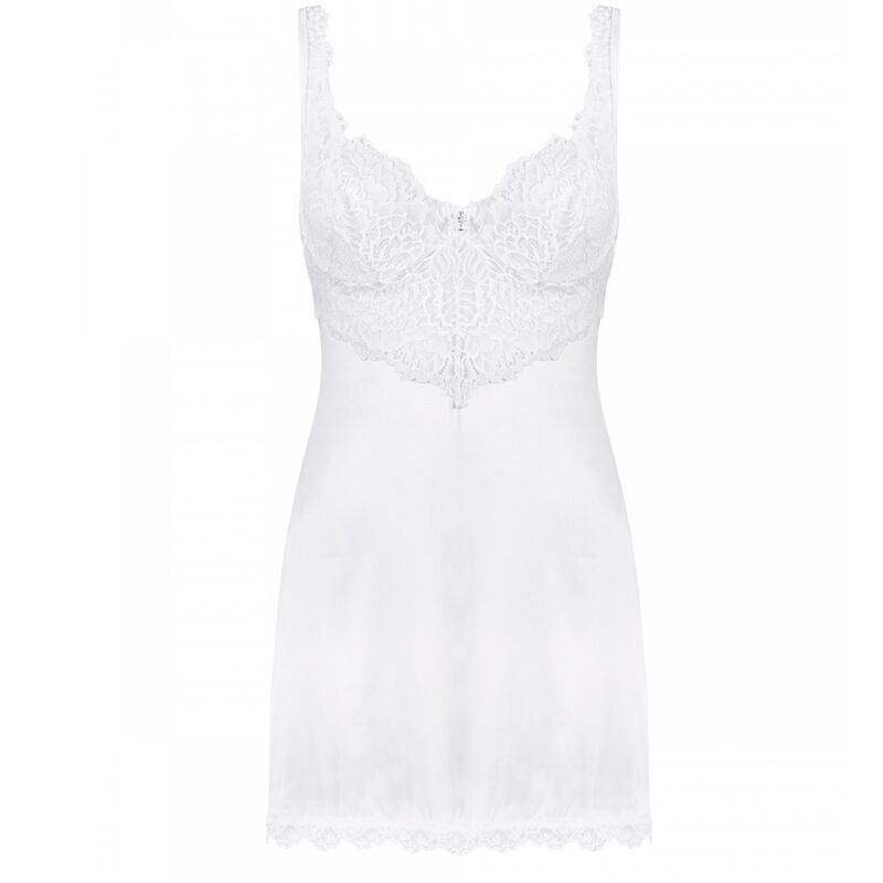 OBSESSIVE - AMOR BLANCO CHEMISE & WEISSER TANGA S/M - Vanelion Paradise