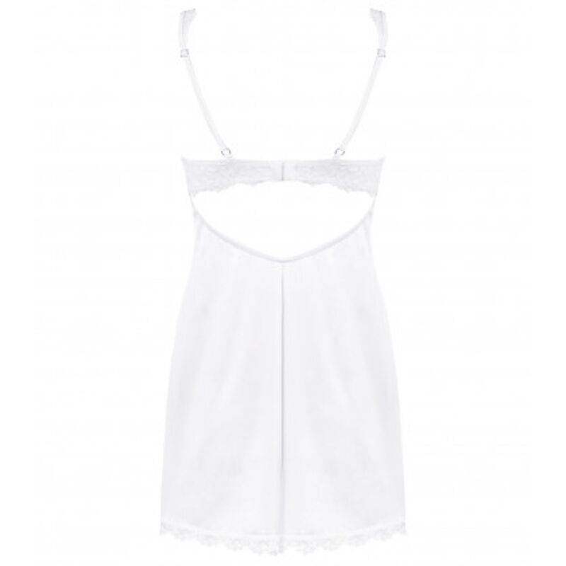 OBSESSIVE - AMOR BLANCO CHEMISE & WEISSER TANGA S/M - Vanelion Paradise