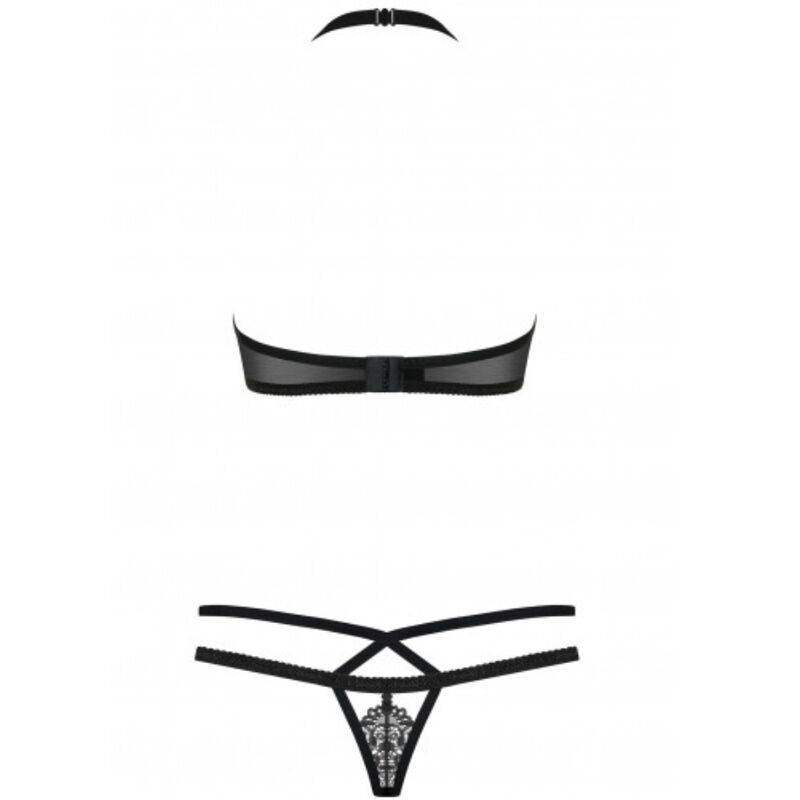 OBSESSIVE - 838 SET ZWEITEILIG SCHWARZ S/M - Vanelion Paradise
