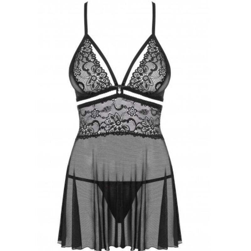 OBSESSIVE - 838-BAB-1 BABYSIDE & THONG SCHWARZ S/M - Vanelion Paradise