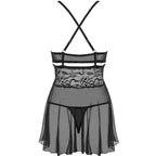 OBSESSIVE - 838-BAB-1 BABYSIDE & THONG SCHWARZ S/M - Vanelion Paradise