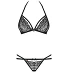 OBSESSIVE - 838 SET ZWEITEILIG SCHWARZ S/M - Vanelion Paradise