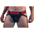 MACHO MX26X2 Jockstrap Schwarz/Rot – XL