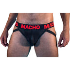MACHO MX26X2 Jockstrap Schwarz/Rot – XL