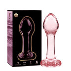 NEBULA SERIES BY IBIZA - MODELL 2 ANALPLUG BOROSILIKATGLAS KLAR 11 CM -O- 3.5 CM - Vanelion Paradise