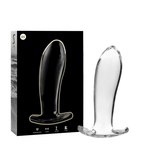 NEBULA SERIES BY IBIZA - MODELL 5 ANALPLUG BOROSILIKATGLAS KLAR 12.5 CM -O- 3.5 CM - Vanelion Paradise