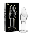 NEBULA SERIES BY IBIZA - MODELL 6 ANALPLUG BOROSILIKATGLAS KLAR 12.5 CM -O- 4 CM - Vanelion Paradise