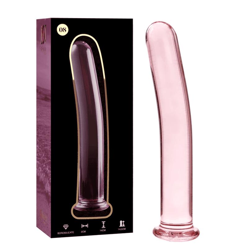 NEBULA SERIES BY IBIZA - MODELL 8 DILDO BOROSILIKATGLAS KLAR 14.5 CM -O- 2 CM - Vanelion Paradise