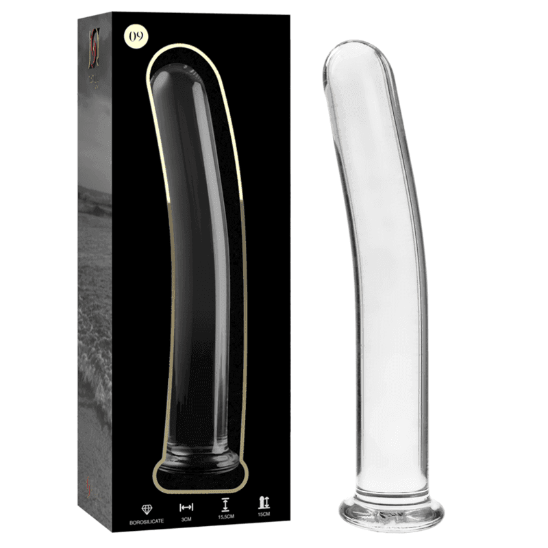 NEBULA SERIES BY IBIZA - MODELL 9 DILDO BOROSILIKATGLAS KLAR 15.5 CM -O- 2.5 CM - Vanelion Paradise