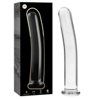 NEBULA SERIES BY IBIZA - MODELL 9 DILDO BOROSILIKATGLAS KLAR 15.5 CM -O- 2.5 CM - Vanelion Paradise