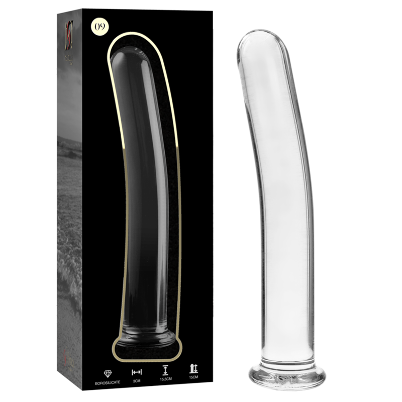 NEBULA SERIES BY IBIZA - MODELL 9 DILDO BOROSILIKATGLAS KLAR 15.5 CM -O- 2.5 CM