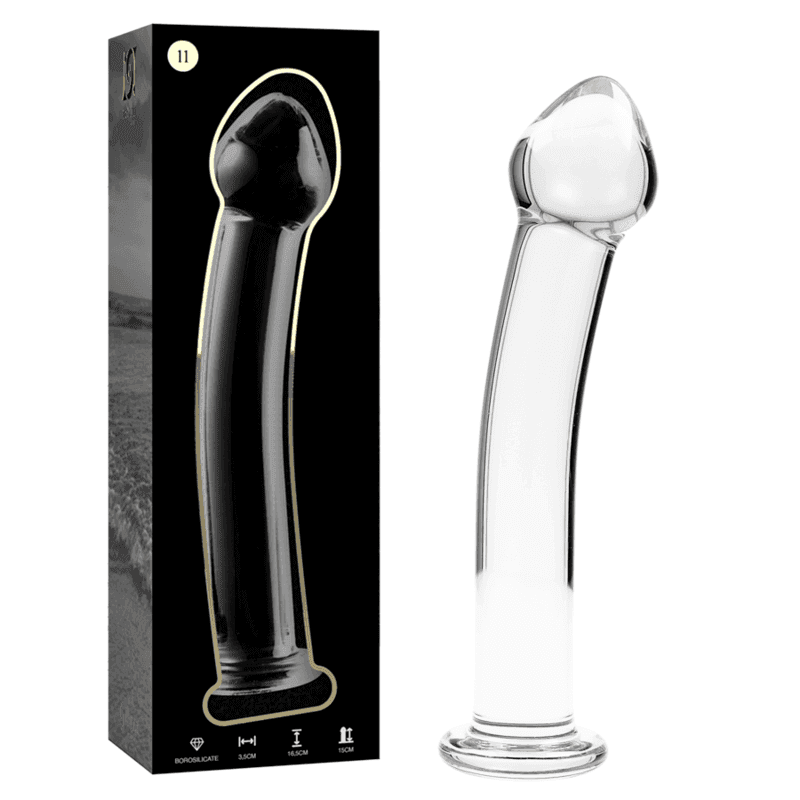 NEBULA SERIES BY IBIZA - MODELL 11 DILDO BOROSILIKATGLAS KLAR 16 CM -O- 3 CM - Vanelion Paradise