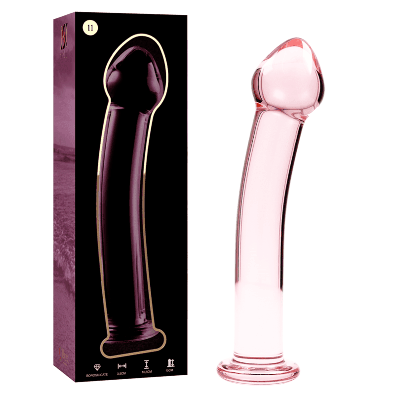 NEBULA SERIES BY IBIZA - MODELL 11 DILDO BOROSILIKATGLAS KLAR 16 CM -O- 3 CM - Vanelion Paradise