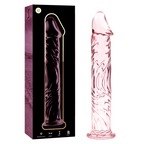NEBULA SERIES BY IBIZA - MODELL 12 DILDO BOROSILIKATGLAS ROSA 17 CM -O- 3.5 CM