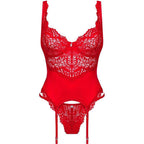 OBSESSIVE - AMOR CHERRIS KORSETT & TANGA L/XL - Vanelion Paradise