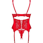 OBSESSIVE - AMOR CHERRIS KORSETT & TANGA L/XL - Vanelion Paradise