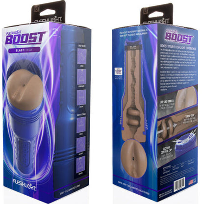 FLESHLIGHT BOOST - ANO BLAST WEIBLICHER MASTURBADOR MD FLESH RP