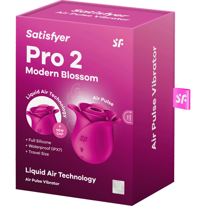 SATISFYER - AIR PULSE PRO 2 MODERNER BLOSSOM VIBRATOR