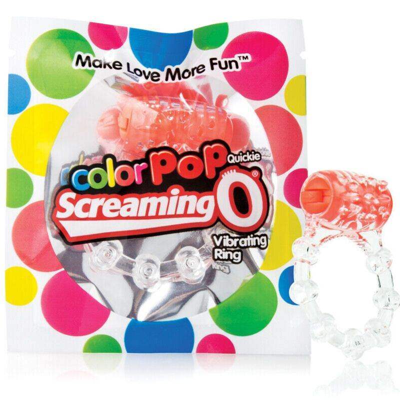 SCREAMING O - COLOR POP QUICKIE BASIC ORANGE VIBRATIONS RING - Vanelion Paradise