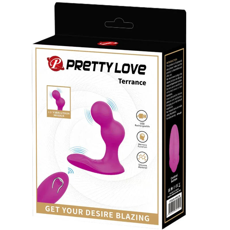 PRETTY LOVE - TERRANCE ANAL VIBRATOR MASSAGER MIT FERNBEDIENUNG - Vanelion Paradise