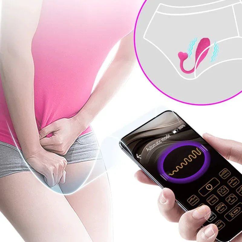 PRETTY LOVE - APP-GESTEUERTES ROSA FISHER-VIBRATIONS-EI - Vanelion Paradise