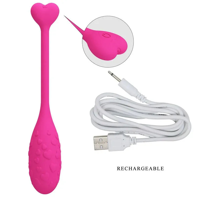 PRETTY LOVE - APP-GESTEUERTES ROSA FISHER-VIBRATIONS-EI - Vanelion Paradise