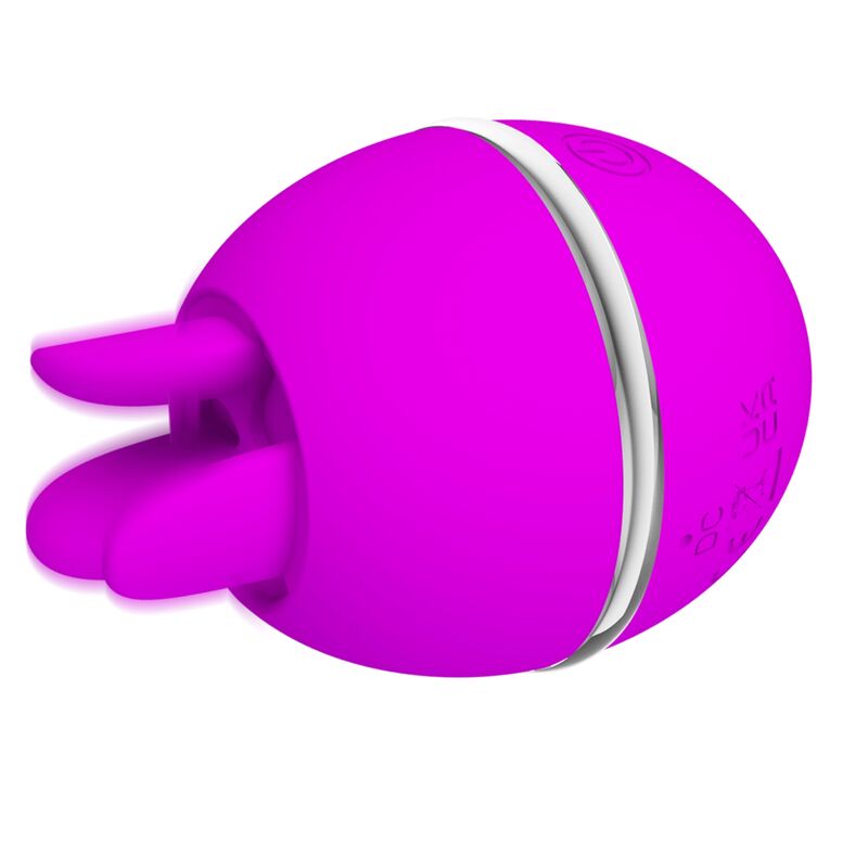 PRETTY LOVE - GEMINI BALL LILA. RUNDER VIBRATOR AUS SILIKON