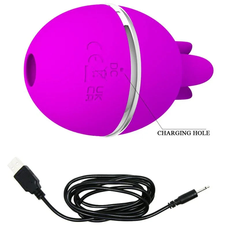 PRETTY LOVE - GEMINI BALL LILA. RUNDER VIBRATOR AUS SILIKON - Vanelion Paradise