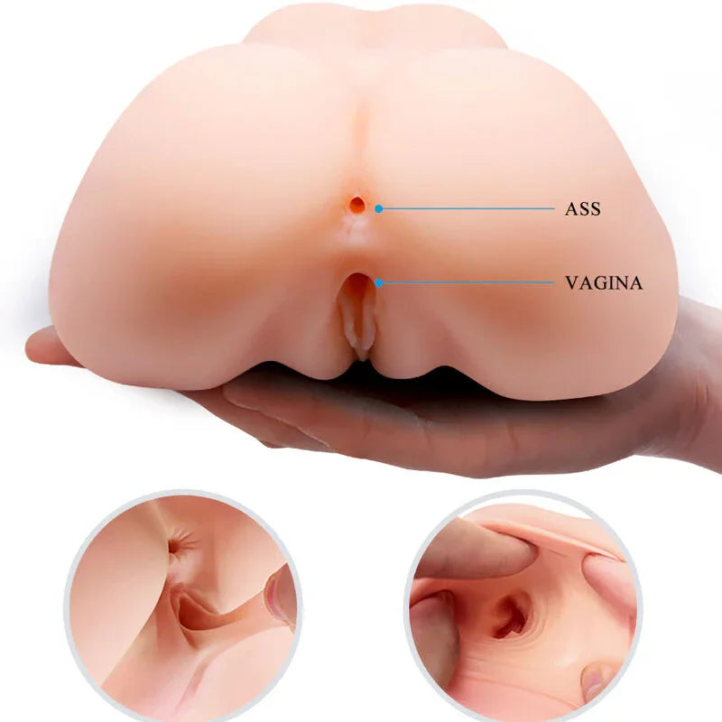 CRAZY BULL - REALISTISCHE VAGINA- UND ANUS-DOPPELVIBRATION - Vanelion Paradise