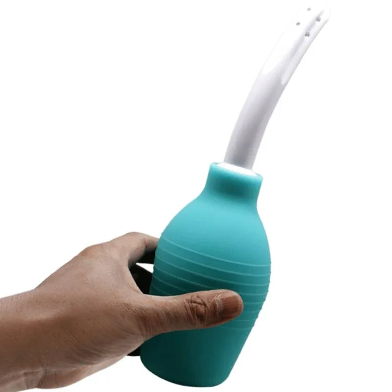 MR PLAY - ANAL-BIRNE-BLAUE GUMMI-DUSCHE - Vanelion Paradise