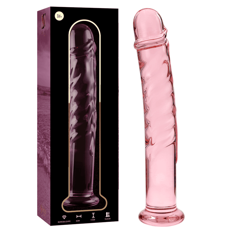 NEBULA SERIES BY IBIZA - MODELL 16 DILDO BOROSILIKATGLAS KLAR 18.5 CM -O- 3 CM - Vanelion Paradise