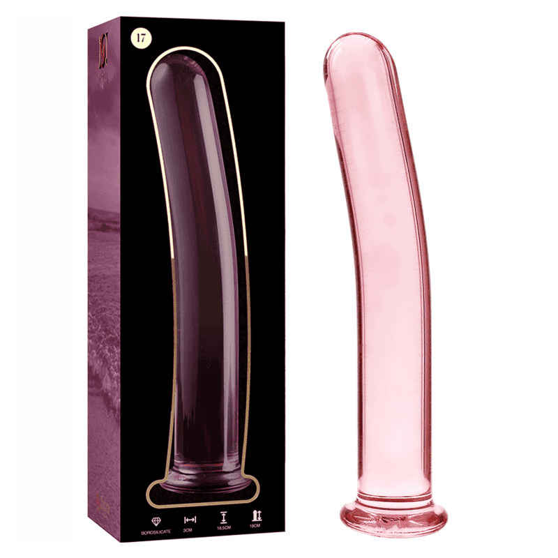NEBULA SERIES BY IBIZA - MODELL 17 DILDO BOROSILIKATGLAS KLAR 18.5 CM -O- 3 CM - Vanelion Paradise
