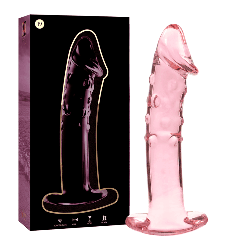 NEBULA SERIES BY IBIZA - MODELL 19 DILDO BOROSILIKATGLAS KLAR 18.5 CM -O- 4 CM - Vanelion Paradise