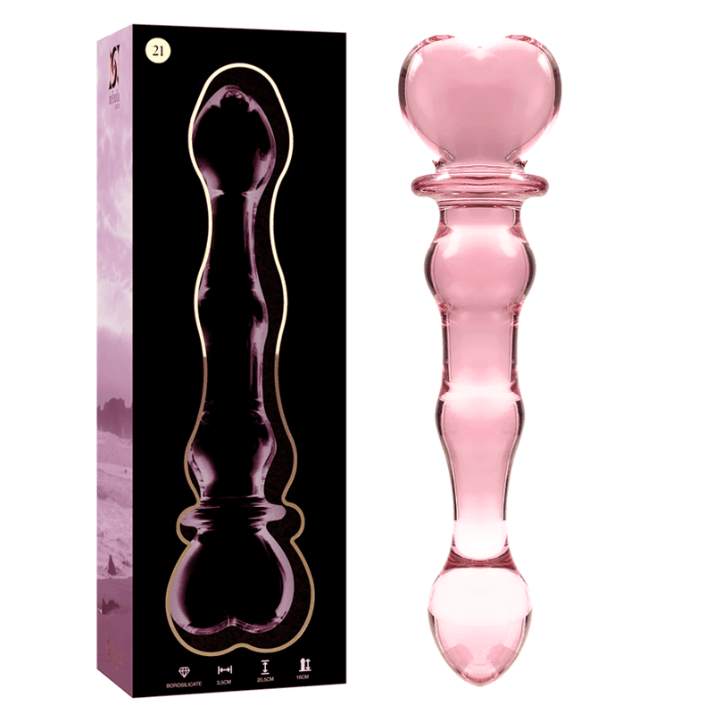 NEBULA SERIES BY IBIZA - MODELL 21 DILDO BOROSILIKATGLAS KLAR 20.5 CM -O- 3.5 CM - Vanelion Paradise