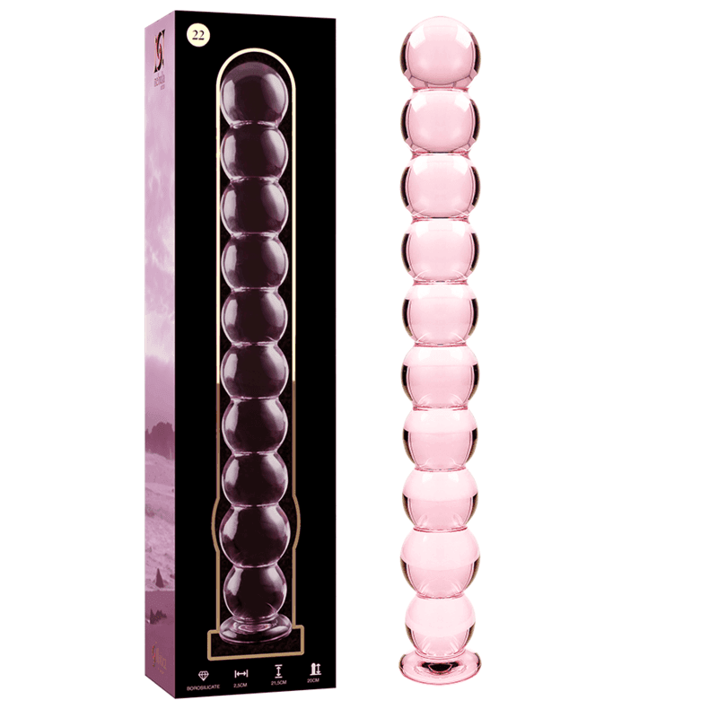 NEBULA SERIES BY IBIZA - MODELL 22 DILDO BOROSILIKATGLAS KLAR 21.5 CM -O- 2.5 CM - Vanelion Paradise