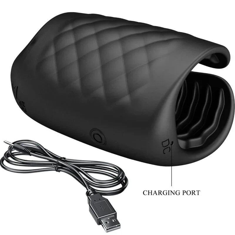 PRETTY LOVE - MANUELLER MASTURBATOR FÜR GLAND WIEDERAUFLADBARER VIBRATOR - Vanelion Paradise