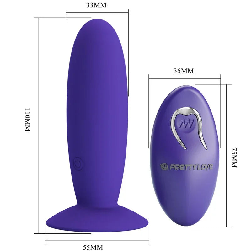 PRETTY LOVE - JUGENDPLUG ANALVIBRATOR MIT FERNBEDIENUNG VIOLETT - Vanelion Paradise