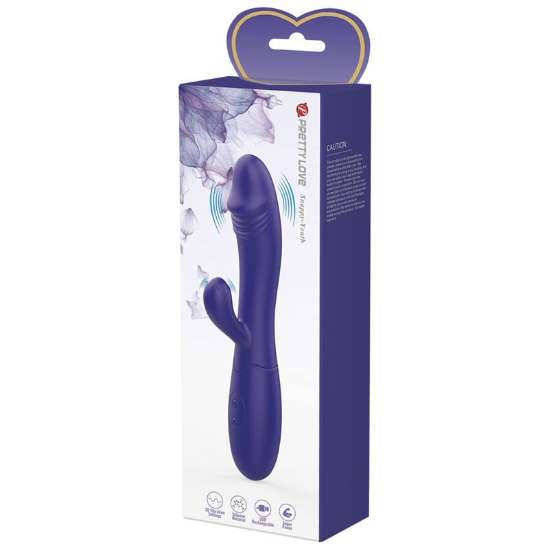 PRETTY LOVE - SNAPPY JUGENDVIBRATOR & G-SPOT-STIMULATOR VIOLETT