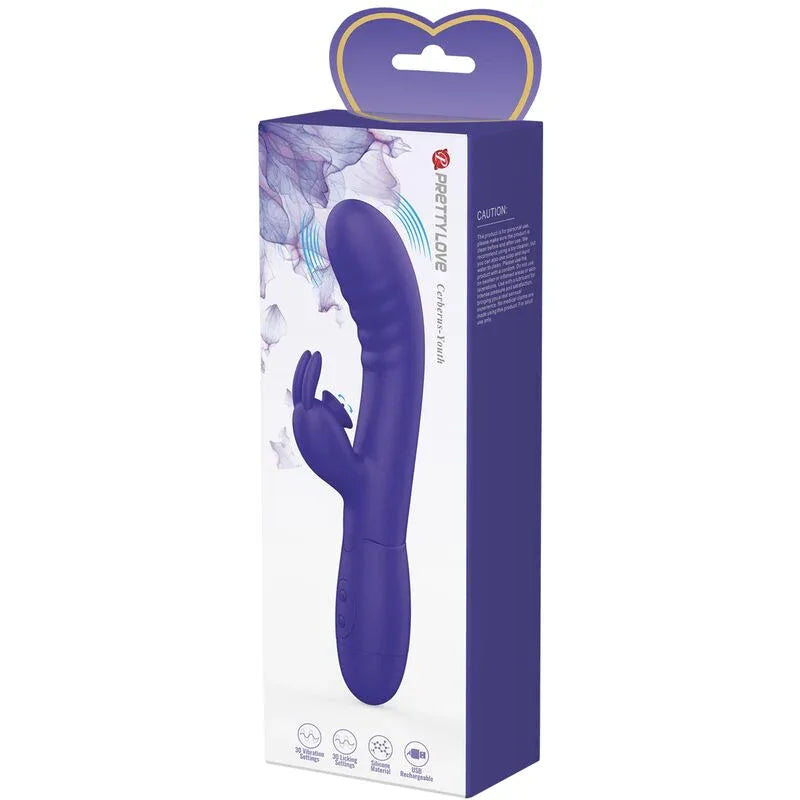 PRETTY LOVE - CERBERUS YOUTH VIOLET RABBIT VIBRATOR - Vanelion Paradise